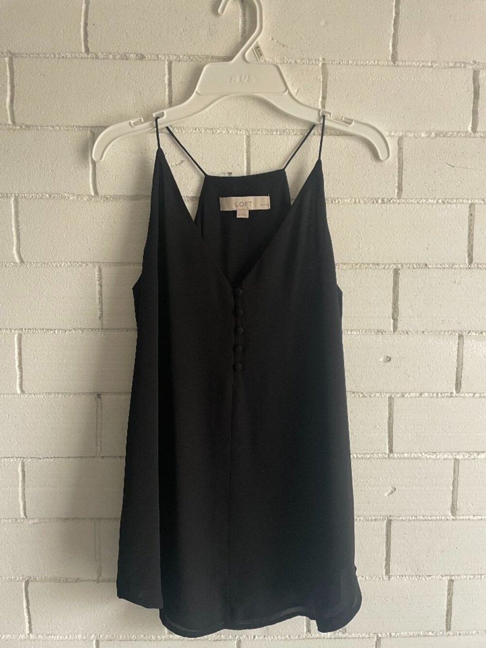 Loft Black Camisole with Buttons | XSP